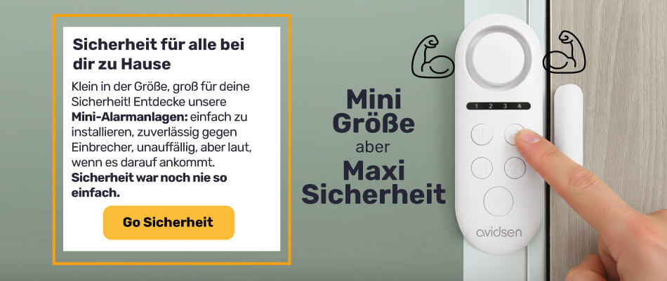Mini-Alarmanlagen: kleine Größe, maximale Sicherheit