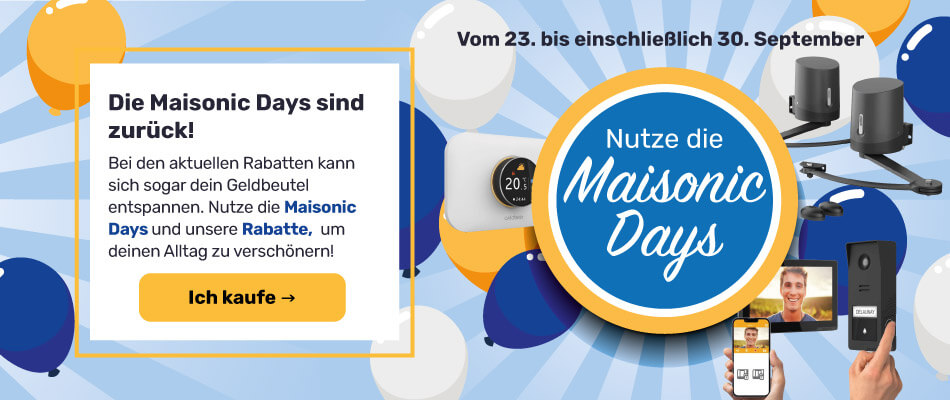 Maisonic Days: Profitiere von unseren Rabatten auf ausgew&auml;hlte Produkte