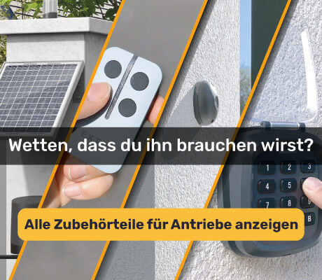 Schau dir unser ganzes Zubehör für deinen Antrieb an