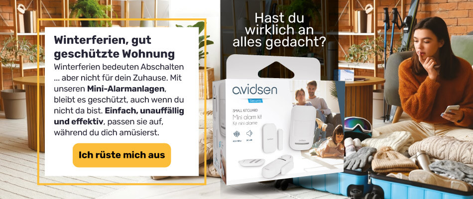 Sicheres Zuhause dank unserer Mini-Alarmanlagen