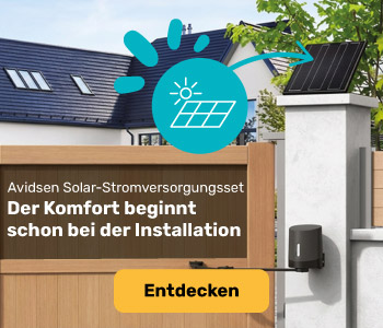 Entdecke unser neues Solar-Set f&uuml;r deinen Motorantrieb