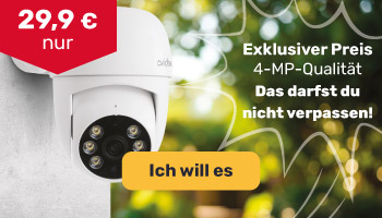 Vernetzte 2,5K-Kamera für nur 29,9 €!