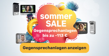 SOMMER SALE: Gegensprechanlagen bis zu -113 €