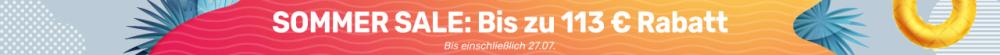 SOMMER SALE: Bis zu 113 € Rabatt