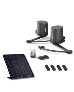 Motorisierung f&uuml;r Fl&uuml;geltor Avidsen ORANE510 + Solar-Set + 2 zus&auml;tzliche Fernbedienungen (insgesamt 4)