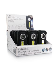 12 Multifunktionale Taschenlampe für freihändiges Arbeiten - Easymate - 330308