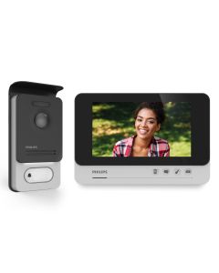 WelcomeEye Comfort 2-Draht-Videosprechanlage mit Doppelsteuerung, erweiterbar – Philips – 531019