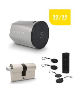 Extel Lock Smart Lock Set + Zylinder 30/35 mm + Funk-Tastatur + 2 zusätzliche Schlüsselkarten