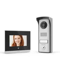 Kabelgebundene Videosprechanlage mit 4-Zoll-Bildschirm und Touch-Tasten, straßenseitige Außenstation 70 mm – Compact – Extel – 720315