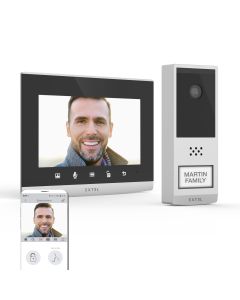 Vernetzte Videosprechanlage – kabellos, Reichweite 350 Meter – Wave 2 – Extel – 720321