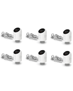 6er-Set vernetzte Thermostatventile „HomeFlow TRV“ von Avidsen