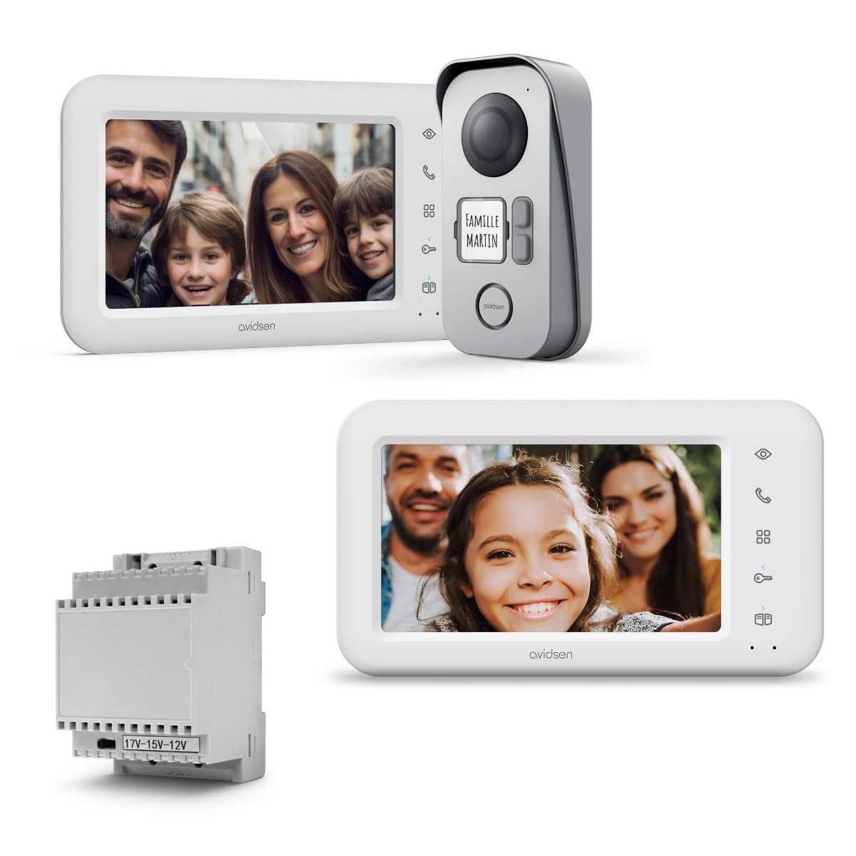Komplettes Set für 2 Familien