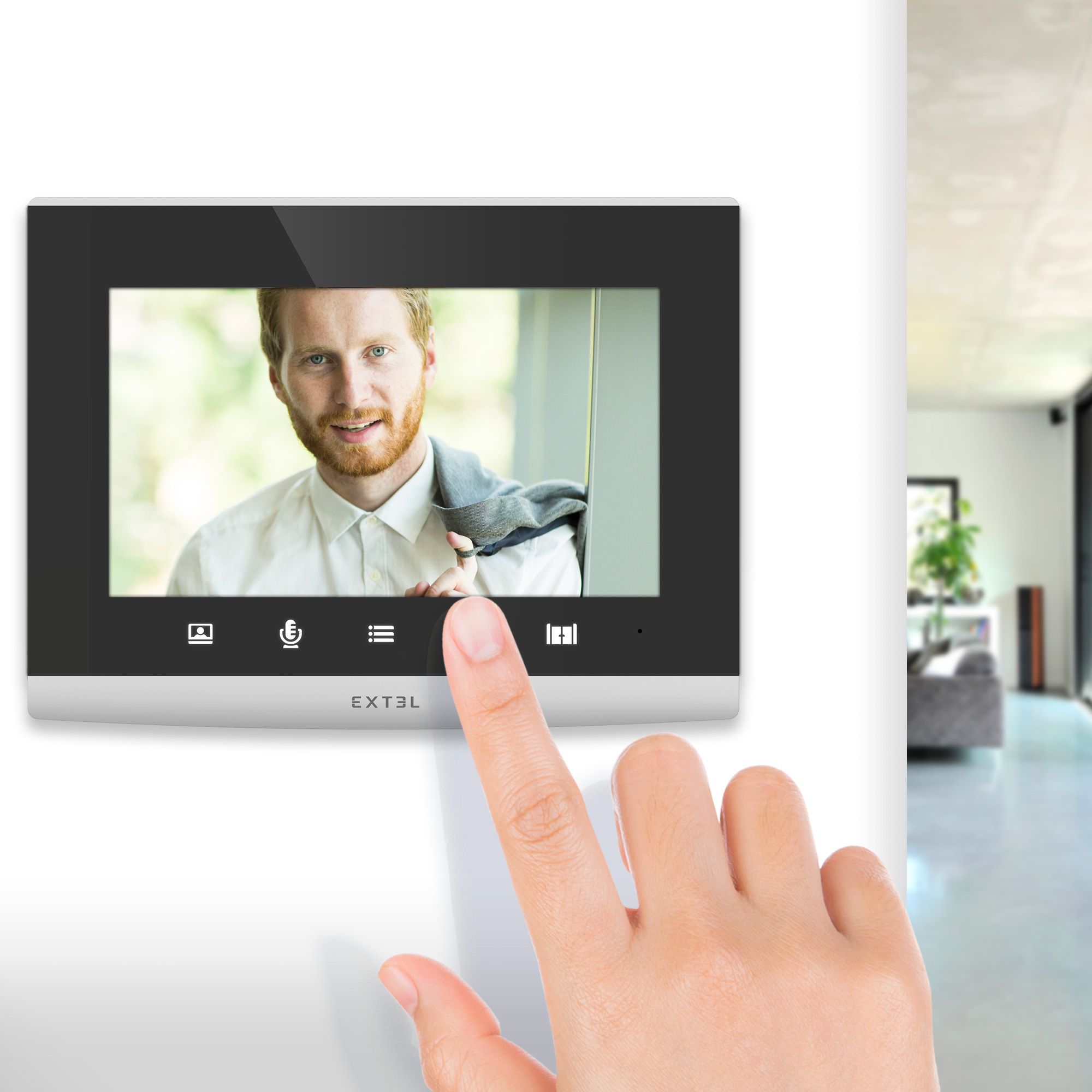 Der Connect 2 Monitor, um Ihren Besucher zu begrüßen