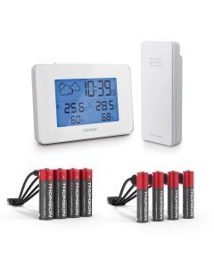 Wetterstation mit Hintergrundbeleuchtung + Batterien
