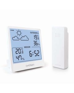 Beleuchtete Wetterstation mit drahtlosem Außensensor - Avidsen - 107253