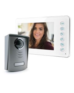 Drahtgebundene Video-Gegensprechanlage Avidsen YLVA - Monitor 18 cm Weiß