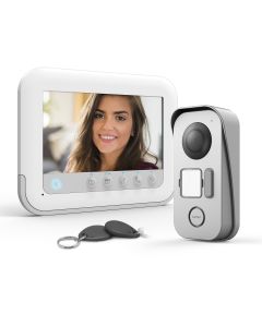2-Draht-Video-Gegensprechanlage mit RFID-Zugang - Ylva 3+ - Avidsen Diagonale 7 Zoll (18 cm)