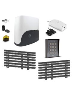 Vernetzter Antrieb für 7 m langes Schiebetor von Thomson + Digicode