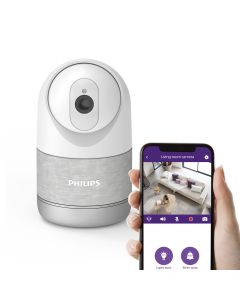 Verbundene motorisierte Innenkamera mit 2k-Auflösung und verstärktem Privatmodus Feine menschliche Erkennung - WelcomeEye Look - Philips - 531051