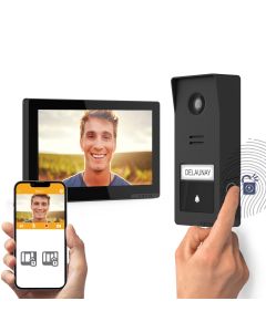 Verbundenes drahtloses Videotelefon mit Zugriff per Fingerabdruck - Wave 3 - Extel - 720337