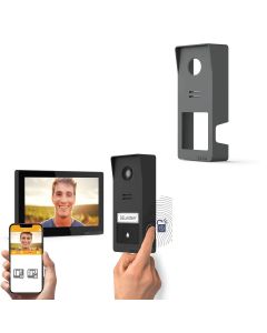 Drahtlose Gegensprechanlage Wave 3 + Graphit-Hülle