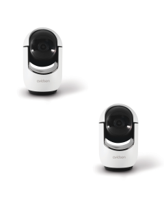 2er-Set motorisierte HomeCam Prim 2,5 K Avidsen IP-Innenkameras