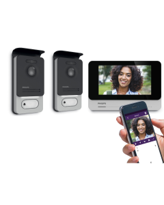 WelcomeEye Connect 2-Gegensprechanlage mit 2 straßenseitigen Stationen