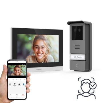 Kabelgebundene Videosprechanlage mit Gesichtserkennung „Thomson Smart Face“ – Thomson – 512278