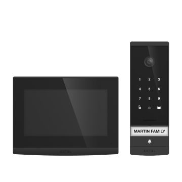 Kabelgebundene 7-Zoll-Videosprechanlage mit integrierter Tastatur und hoher 3K-Auflösung: Extel Open 3K – Extel – 720330