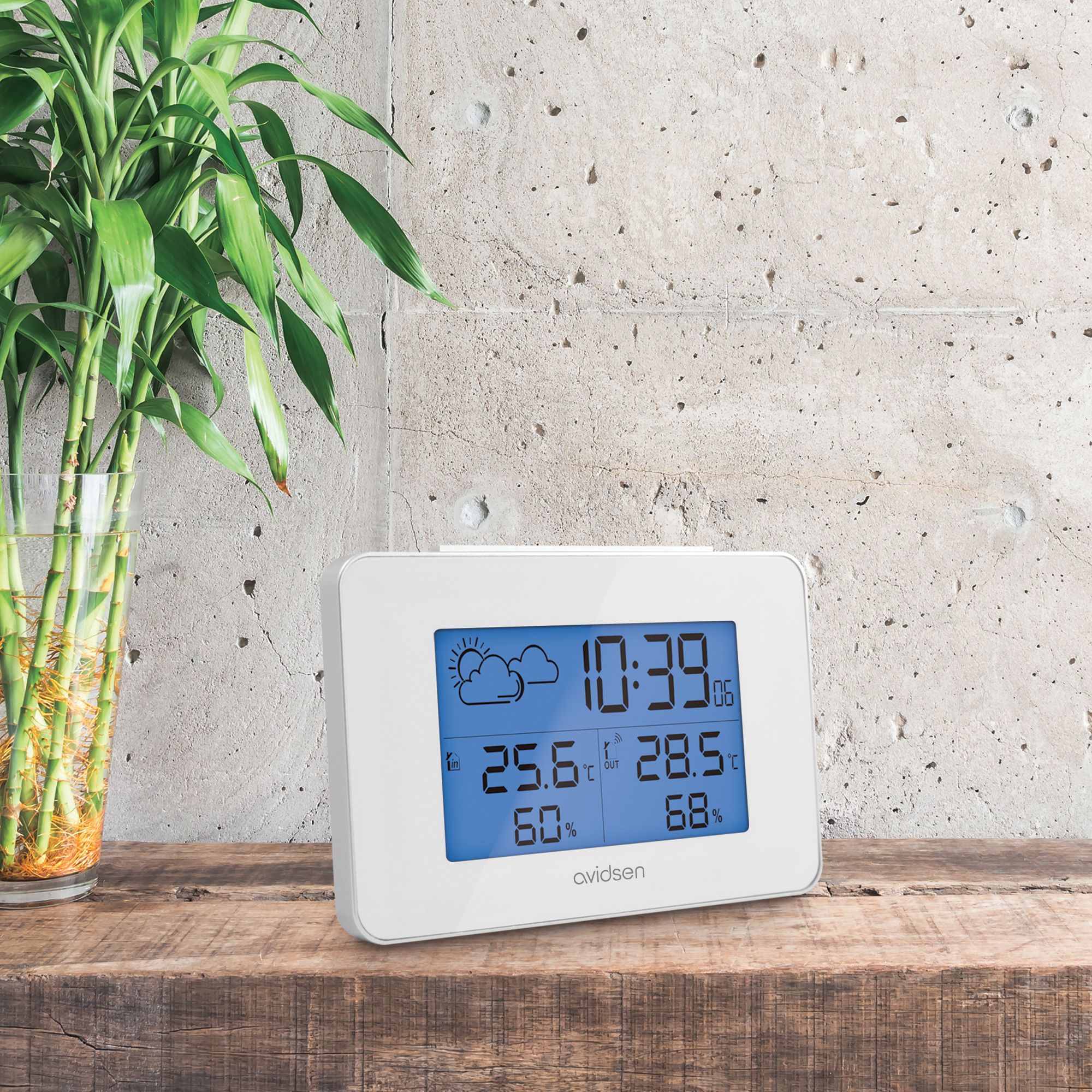 Von der Wetterstation gesammelte Informationen