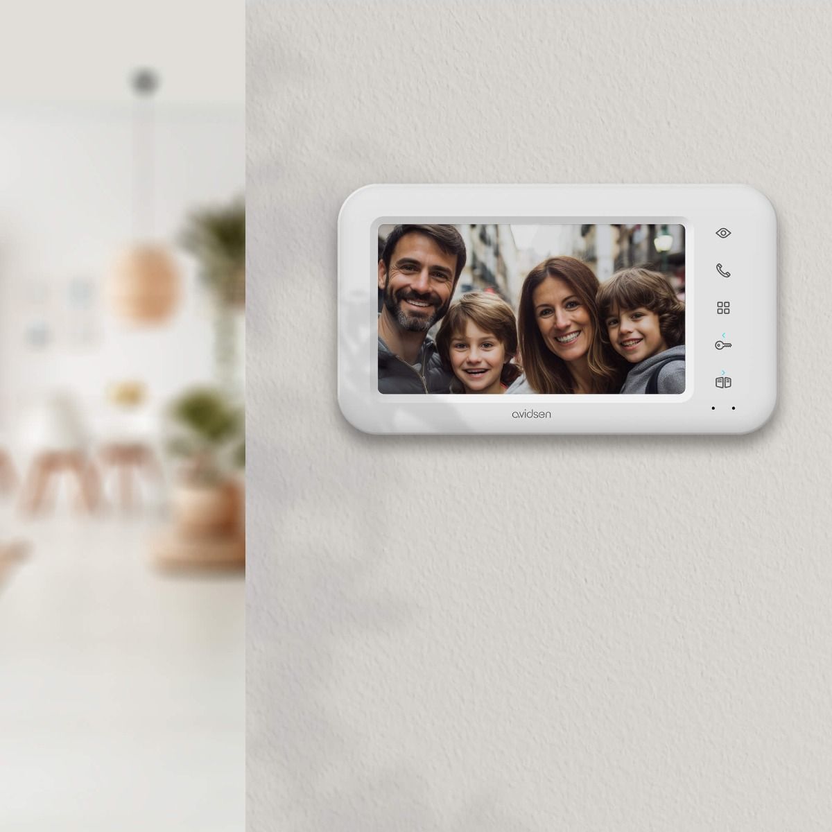Ein Videotelefon für zwei Familien