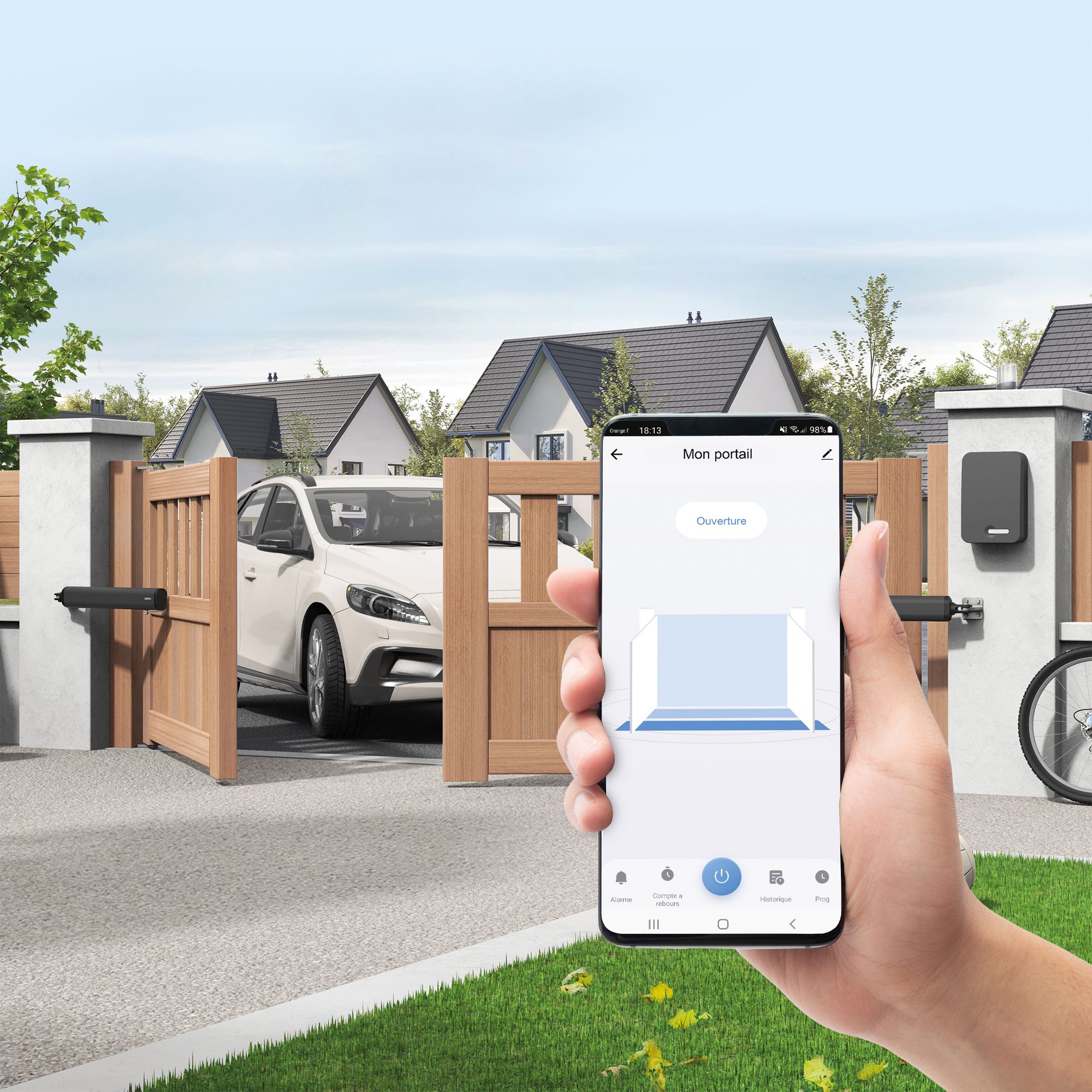 Kontrollieren Sie den Zugang zu Ihrem Haus über Ihr Smartphone