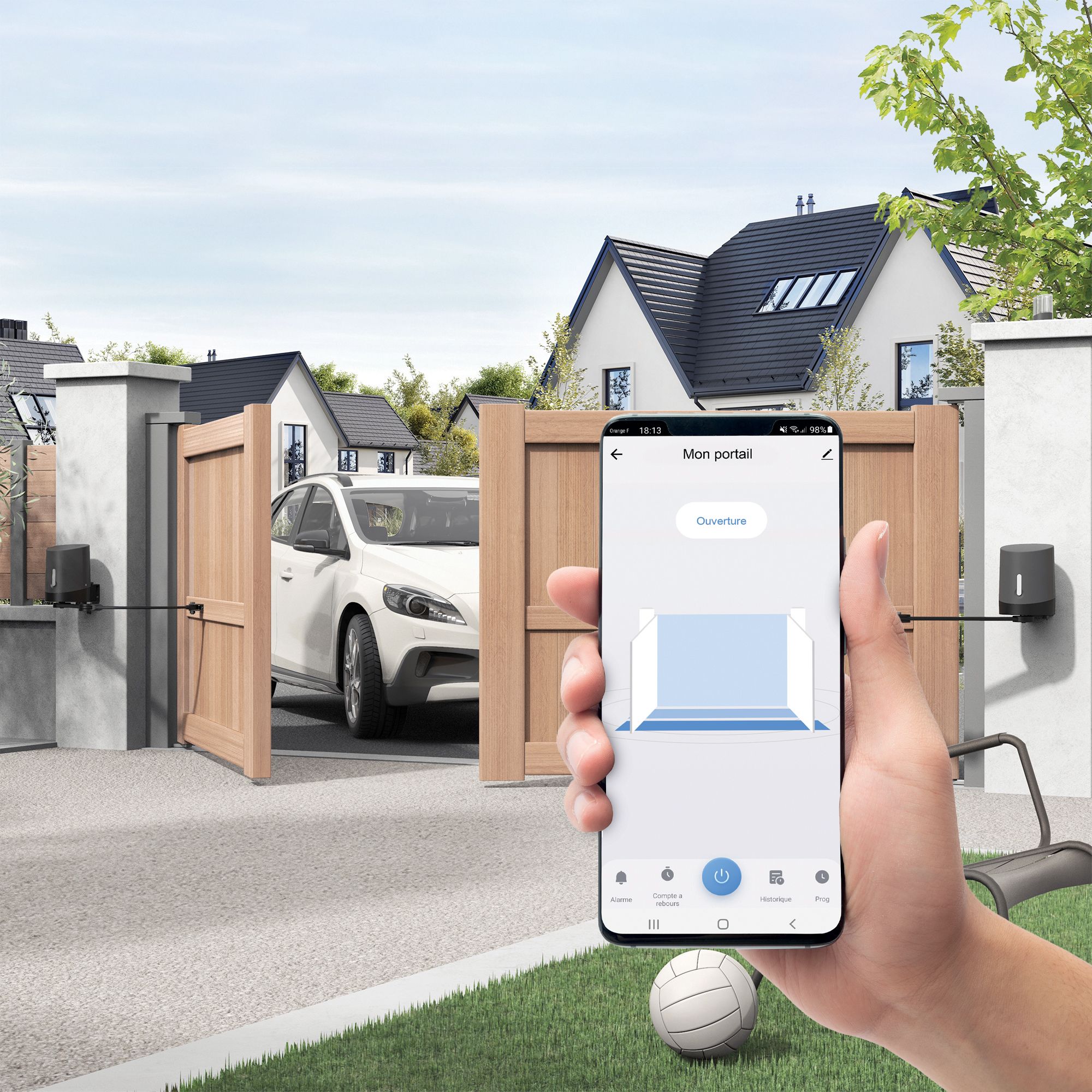 Steuer den Zugang zu deinem Zuhause über dein Smartphone