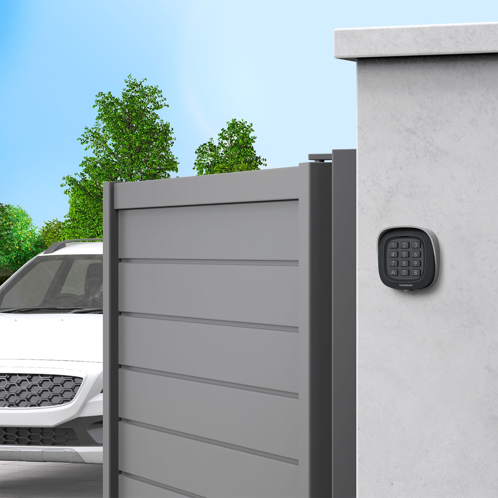 Sie steuern Ihre Motorisierung einfach über den Digicode