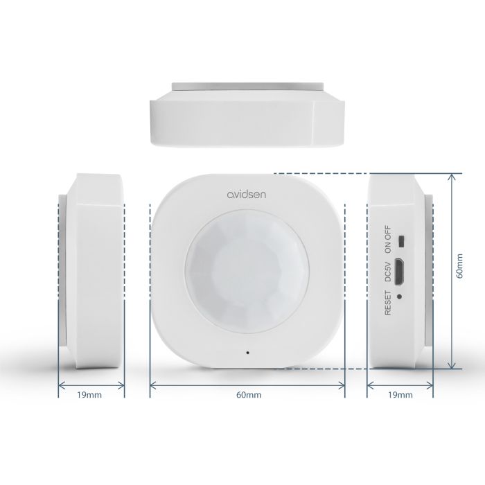 WIFI Bewegungsmelder Avidsen Home HomeSensor IR-Wand - Avidsen - 127043