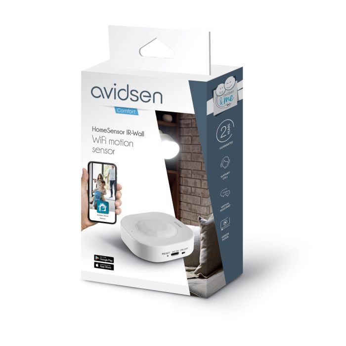 WIFI Bewegungsmelder Avidsen Home HomeSensor IR-Wand - Avidsen - 127043