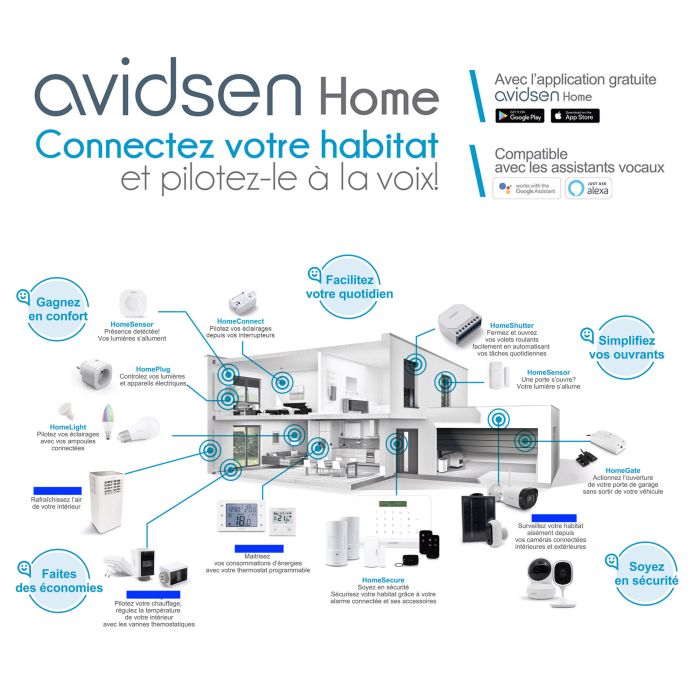 Thermostatisches Ventil HomeTap - Avidsen - 127061