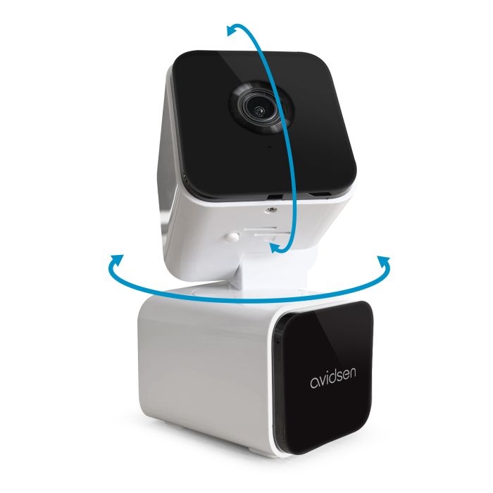 4G motorisierte IP-Innenkamera 1080P 360° Überwachung HomeCam i-4G - 127163 - Avidsen