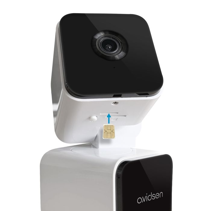 4G motorisierte IP-Innenkamera 1080P 360° Überwachung HomeCam i-4G - 127163 - Avidsen