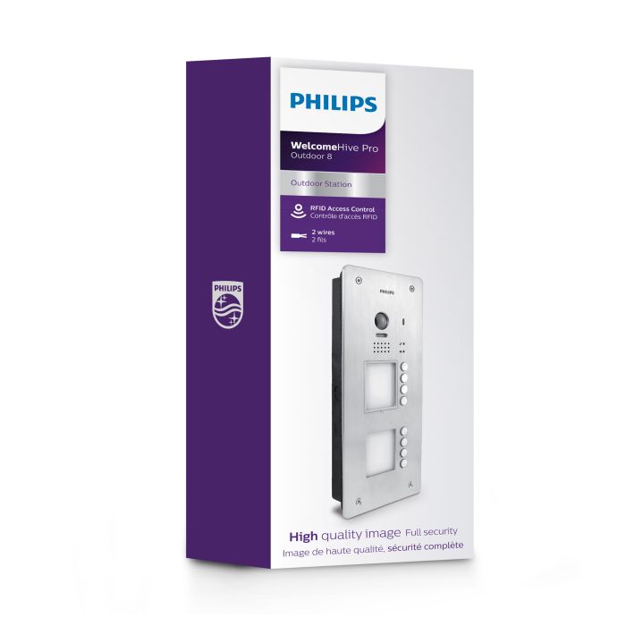 WelcomeHive Pro - Türstation mit 8 Tasten - Philips