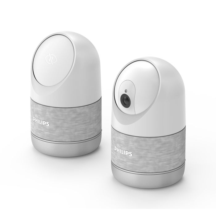 Verbundene motorisierte Innenkamera mit 2k-Auflösung und verstärktem Privatmodus Feine menschliche Erkennung - WelcomeEye Look - Philips - 531051