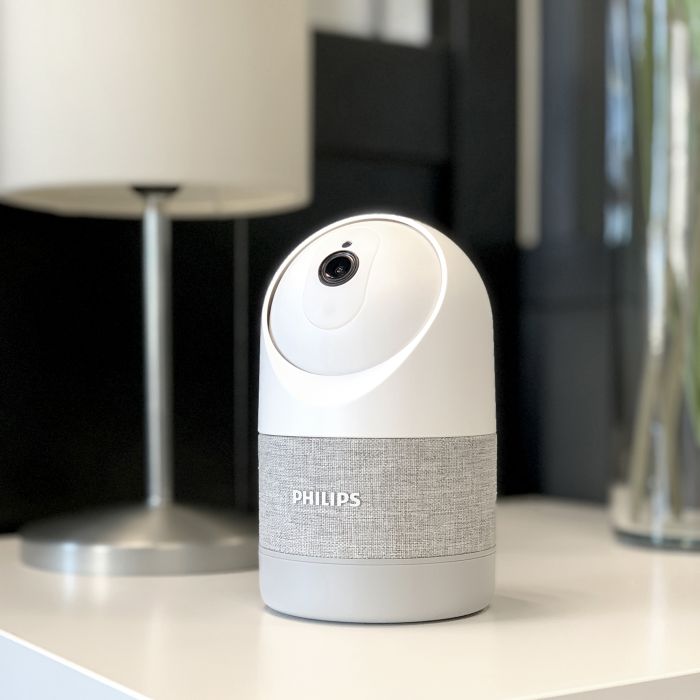 Verbundene motorisierte Innenkamera mit 2k-Auflösung und verstärktem Privatmodus Feine menschliche Erkennung - WelcomeEye Look - Philips - 531051