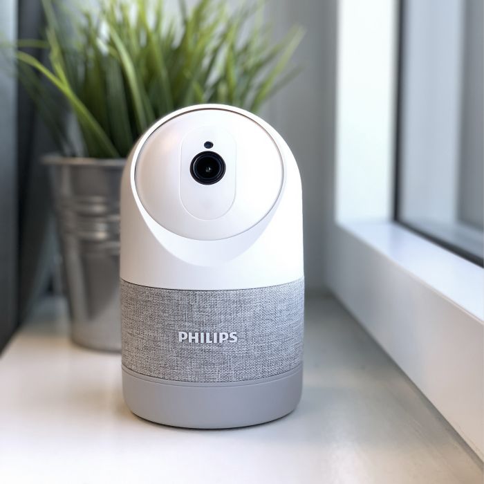 Verbundene motorisierte Innenkamera mit 2k-Auflösung und verstärktem Privatmodus Feine menschliche Erkennung - WelcomeEye Look - Philips - 531051