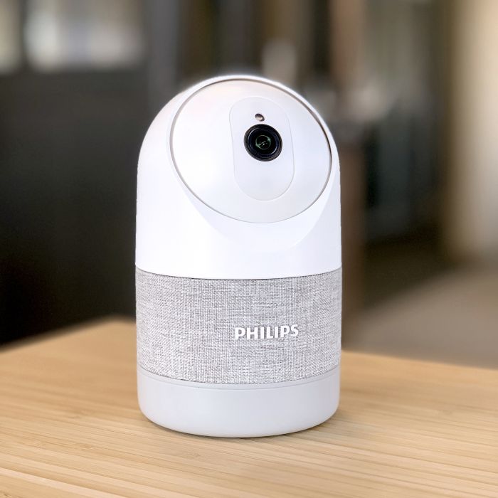 Verbundene motorisierte Innenkamera mit 2k-Auflösung und verstärktem Privatmodus Feine menschliche Erkennung - WelcomeEye Look - Philips - 531051