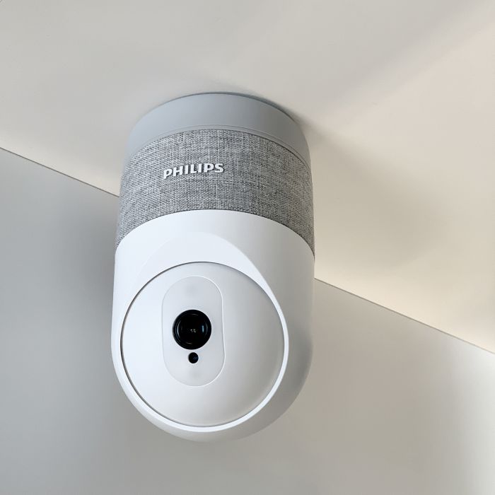 Verbundene motorisierte Innenkamera mit 2k-Auflösung und verstärktem Privatmodus Feine menschliche Erkennung - WelcomeEye Look - Philips - 531051