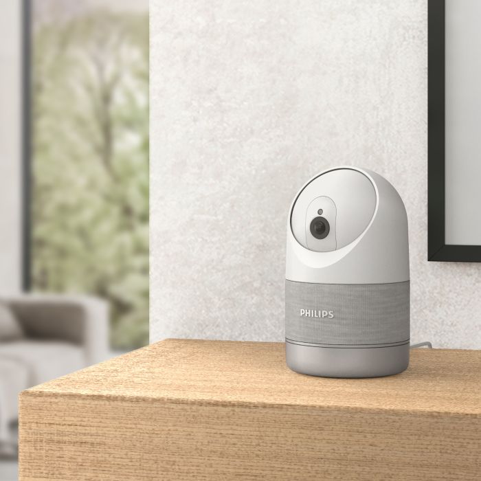 Verbundene motorisierte Innenkamera mit 2k-Auflösung und verstärktem Privatmodus Feine menschliche Erkennung - WelcomeEye Look - Philips - 531051