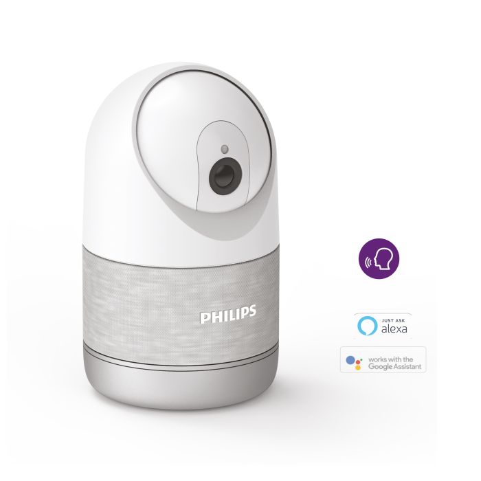 Verbundene motorisierte Innenkamera mit 2k-Auflösung und verstärktem Privatmodus Feine menschliche Erkennung - WelcomeEye Look - Philips - 531051