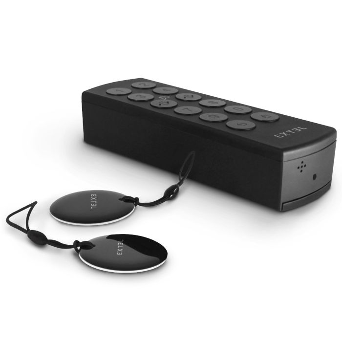 Extel Lock Smart Lock Set + Zylinder 40/40 mm + Funk-Tastatur + 2 zusätzliche Schlüsselkarten