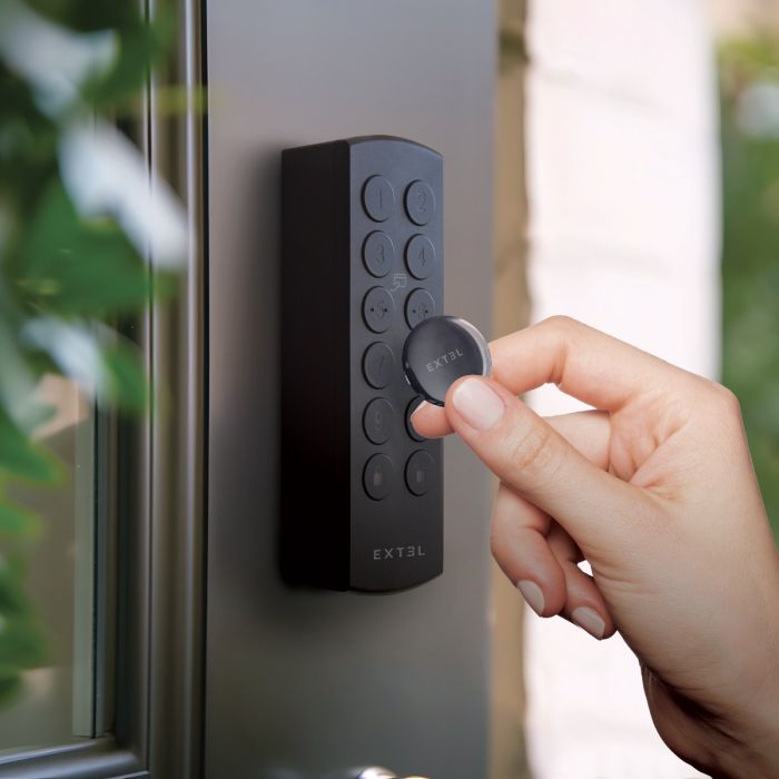 Extel Lock Smart Lock Set + Zylinder 40/40 mm + Funk-Tastatur + 2 zusätzliche Schlüsselkarten