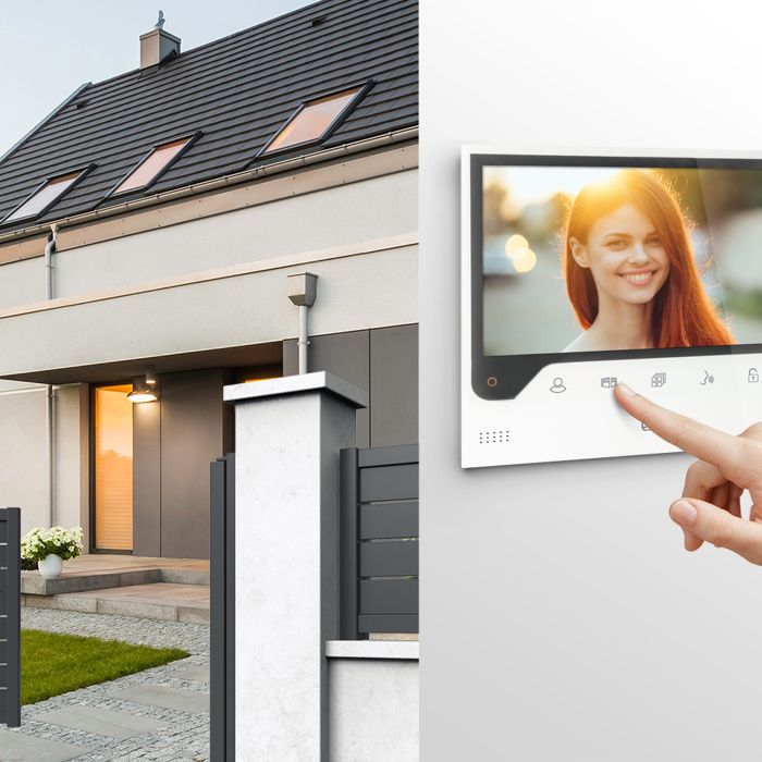 7-Zoll-Video-Gegensprechanlage, die mit Ihrem Smartphone verbunden ist - Connect - Extel